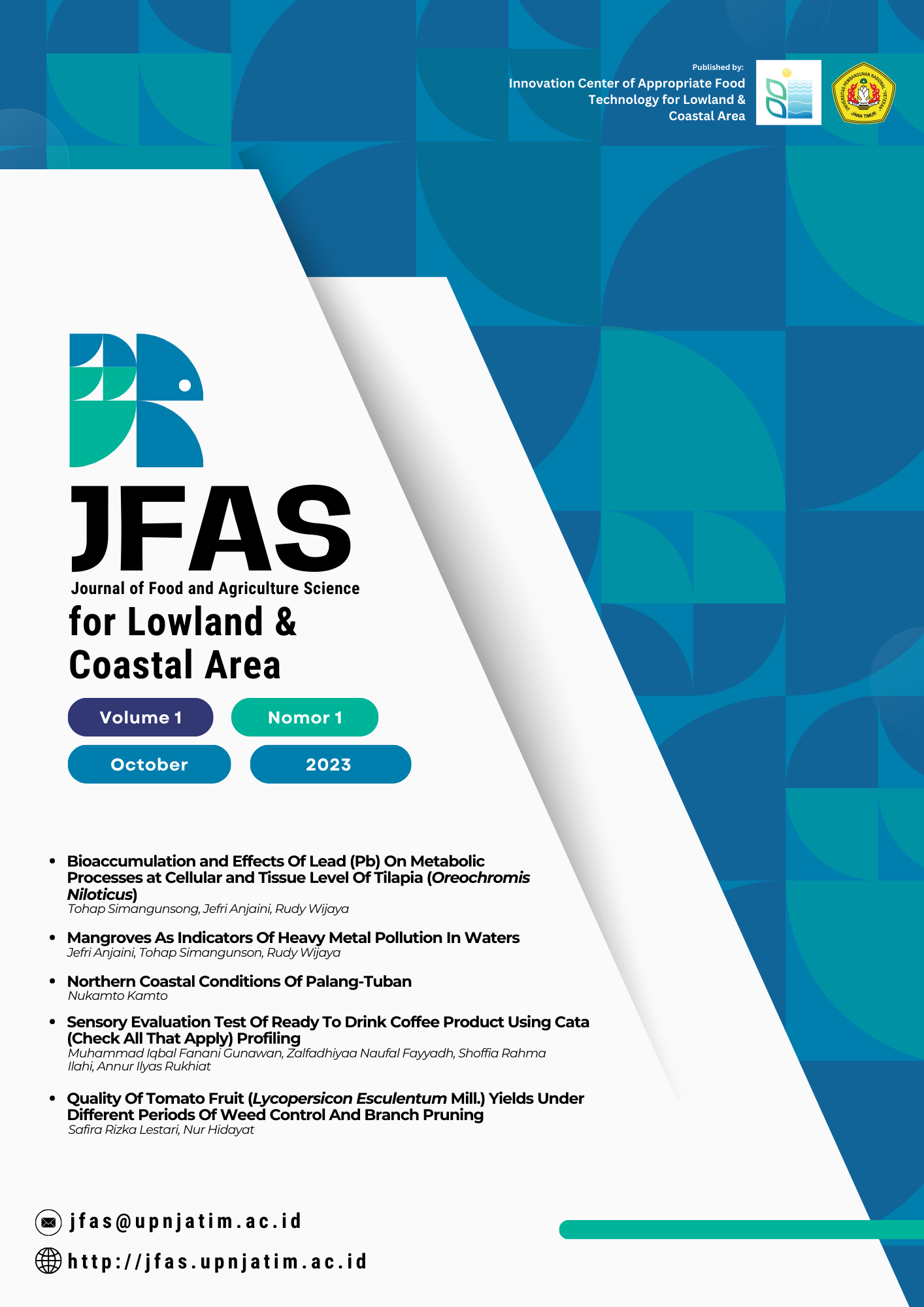 					View Vol. 1 No. 1 (2023): JFAS : Journal of Food and Agricultural Science for Lowland & Coastal Area
				